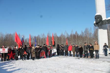 Псковские коммунисты отметили 75-ю годовщину подвига Александра Матросова