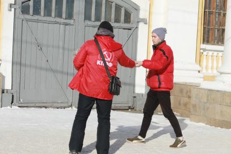 В день Красной Армии коммунисты Костромы провели пикеты