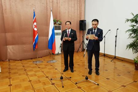 К.К. Тайсаев принял участие в приеме в Посольстве КНДР, организованном по случаю 76-летия со дня рождения Ким Чен Ира