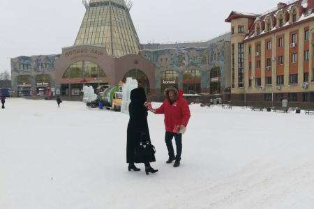 ХМАО-Югра. Коммунисты продолжают соцсоревнование по уличной агитации