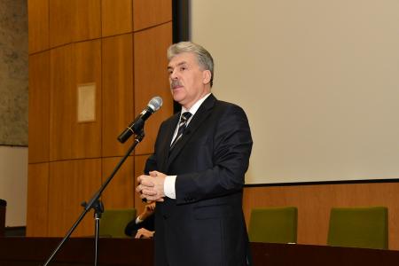 П.Н. Грудинин: "Стране нужны грамотные люди"
