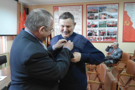 Забайкальский крайком КПРФ провел прием в честь 100-летия Красной Армии