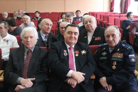 В Пскове прошло Тожественное собрание в честь 100-летия Красной Армии