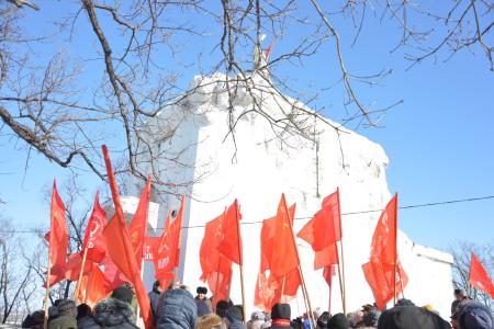Коммунисты Дальнего Востока отметили 96-ю годовщину победы в Волочаевском бою