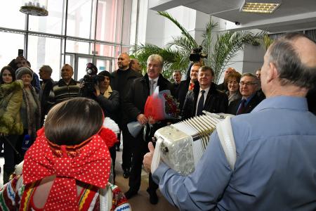12 февраля начался рабочий визит П.Н. Грудинина в Новосибирскую область