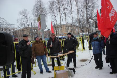 Карельские коммунисты провели митинг а поддержку программы партии