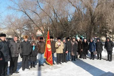 Забайкальский край. В Красном Чикое состоялся митинг в честь юбилея Красной Армии 