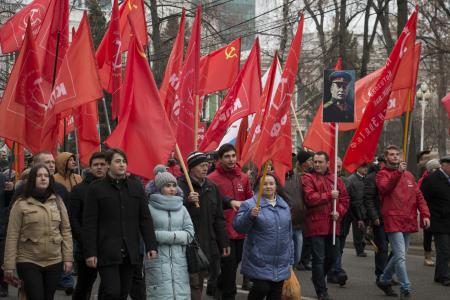 В Краснодаре коммунисты и беспартийные патриоты отметили столетие Красной Армии