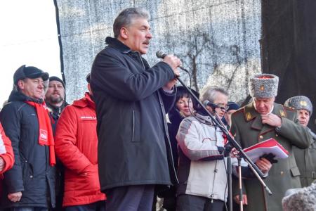 П.Н. Грудинин на митинге в Москве: Вернем величие нашей армии!
