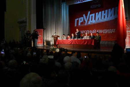 «Государственную поддержку производству!». П.Н. Грудинин выступил перед трудовым коллективом машиностроителей