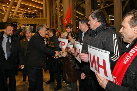 «Государственную поддержку производству!». П.Н. Грудинин выступил перед трудовым коллективом машиностроителей