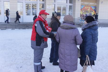 Красный Ярославль. Агитация за П.Н.Грудинина ведётся по всему городу