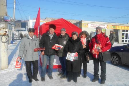В Челябинской области каждый день проходят агитационные пикеты за П.Н. Грудинина
