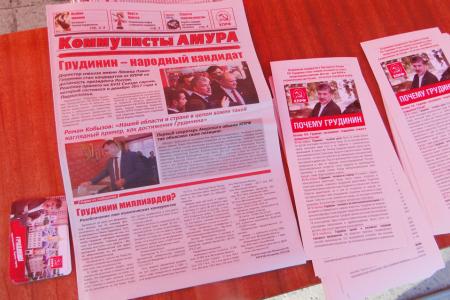 Амурская область. Жители Благовещенска за Грудинина и социальную справедливость