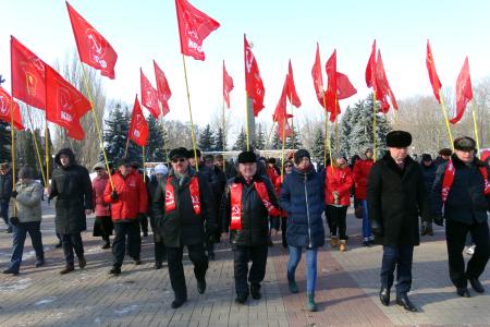 Н.Н. Иванов принял участие в митинге, посвященном 100-летию Рабоче-Крестьянской Красной Армии и Военно-Морского Флота
