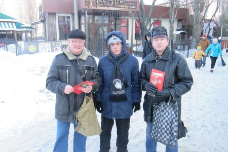 Воронеж. Красные пикеты за красного кандидата