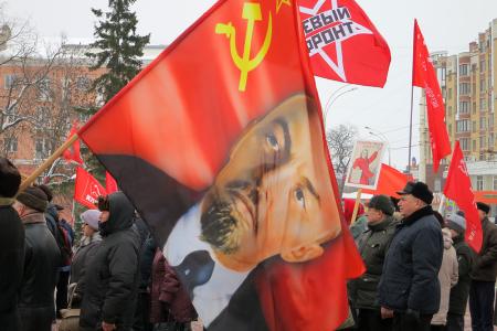 "За социализм! За Грудинина!". Митинг тамбовских коммунистов