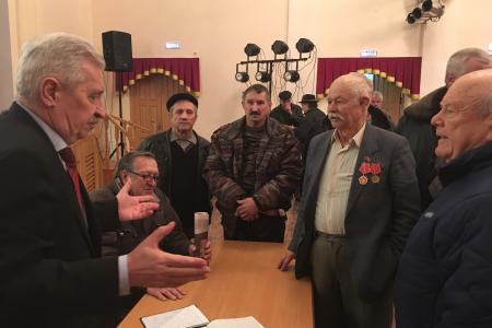 Краснодарский край. Коммунист-депутат Госдумы Н. Осадчий встретился с избирателями Абинского района