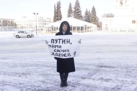В Ярославле ночью похитили баннеры П.Н.Грудинина