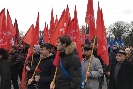 Активисты КПРФ отметили 75-ю годовщину освобождения Краснодара от фашистских оккупантов