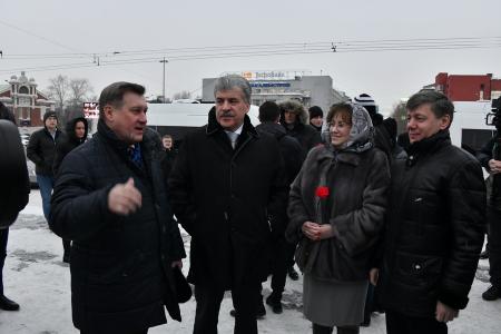 12 февраля начался рабочий визит П.Н. Грудинина в Новосибирскую область