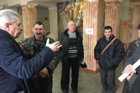 Краснодарский край. Коммунист-депутат Госдумы Н. Осадчий встретился с избирателями Абинского района