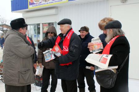 В Воронежской области проходят агитационные пикеты в поддержку П.Н. Грудинина