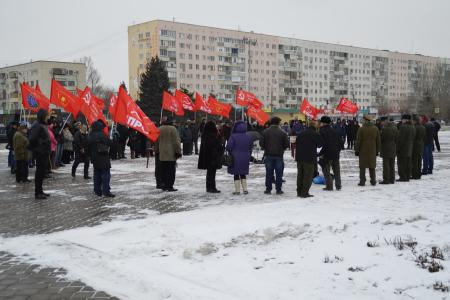 Волгоградская область. В Волжском отпраздновали 100-летие Красной Армии