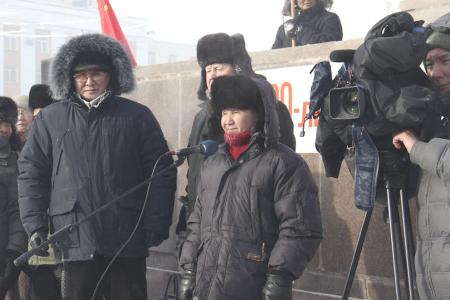 Митинг оппозиции в Якутске