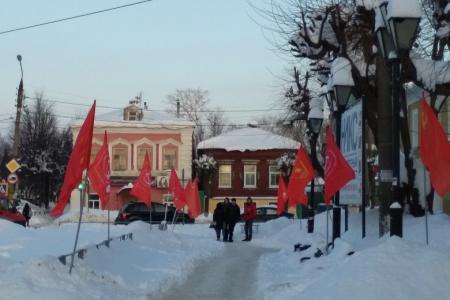Ивановская область. Комсомольские акции на улицах Шуи