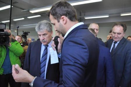 П.Н. Грудинин посетил предприятия Московской области