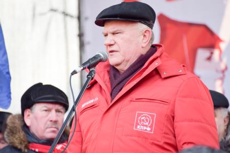 Г.А. Зюганов на митинге в Москве: Сейчас надо проявить волю, как в 1918 году!