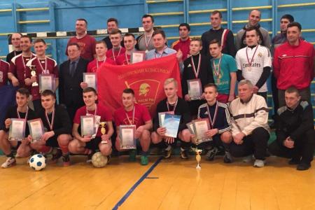 В Орловской области при участии комсомольцев прошли соревнования по мини-футболу среди коллективов Сверловского района