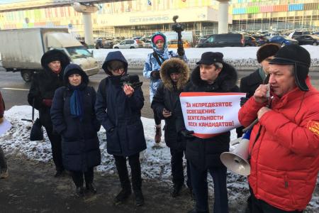 В.Ф. Рашкин: На пикете против телевизионных провокаций провокатором оказалась полиция