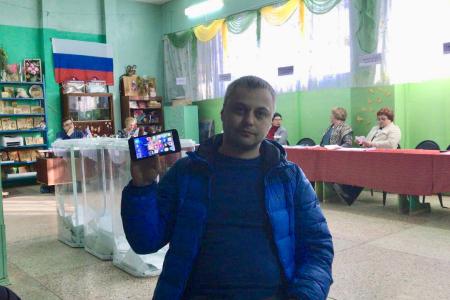В Тульской области наблюдатели от КПРФ ведут видеосъёмку на избирательных участках