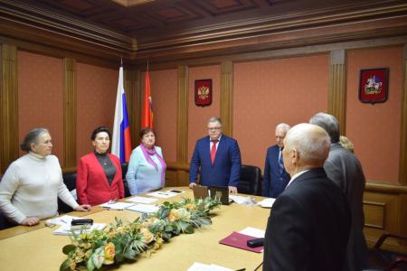 Секретарь Московского обкома КПРФ Александр Наумов встретился с ветеранами Администрации Губернатора и Аппарата областной Думы