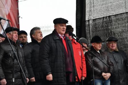Г.А. Зюганов на митинге в Москве: Нельзя отсидеться в эту ответственную минуту!