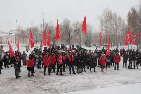 Красная весна. Митинг в Куйбышевском районе Самары "За социальную справедливость! За Павла Грудинина!"