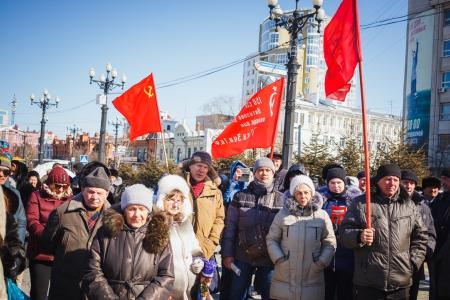 В Хабаровске прошел митинг в поддержку П.Н. Грудинина