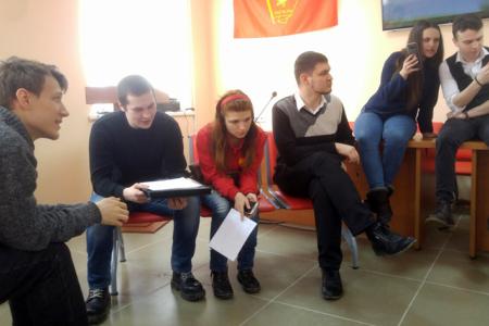Ивановские комсомольцы на политучебе обсудили выборы президента 