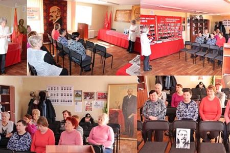 Татарстан. Нижнекамские коммунисты отметили юбилейную дату со дня рождения великого пролетарского писателя А.М. Горького