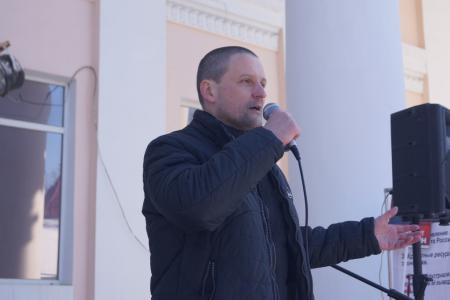 Пензенцы вышли на митинг в поддержку Павла Грудинина