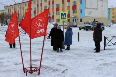 Магаданская область. Пикет в поселке Ола и встреча в селе Гадля