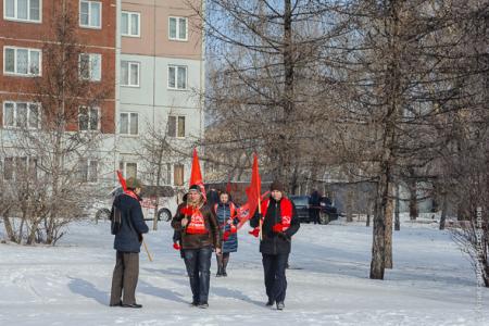 Красноярск. Память о Сталине будет жить в веках!