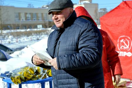 Завершающая серия пикетов ивановских коммунистов в поддержку П.Н. Грудинина
