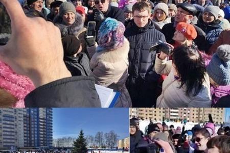 Татарстан. В Казани  прошла акция протеста против строительства мусоросжигательного завода