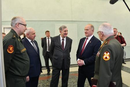 Г.А. Зюганов принял участие в открытии выставки, посвященной Дню войск национальной гвардии Российской Федерации