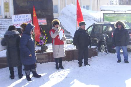 Республика Якутия. В Алдане прошёл митинг в защиту П.Н. Грудинина