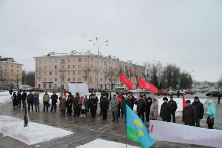 В Пскове прошёл митинг за честные выборы
