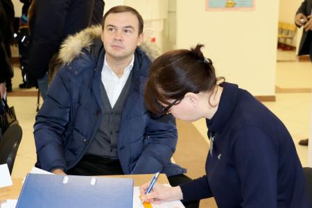 Юрий Афонин проголосовал на выборах президента России